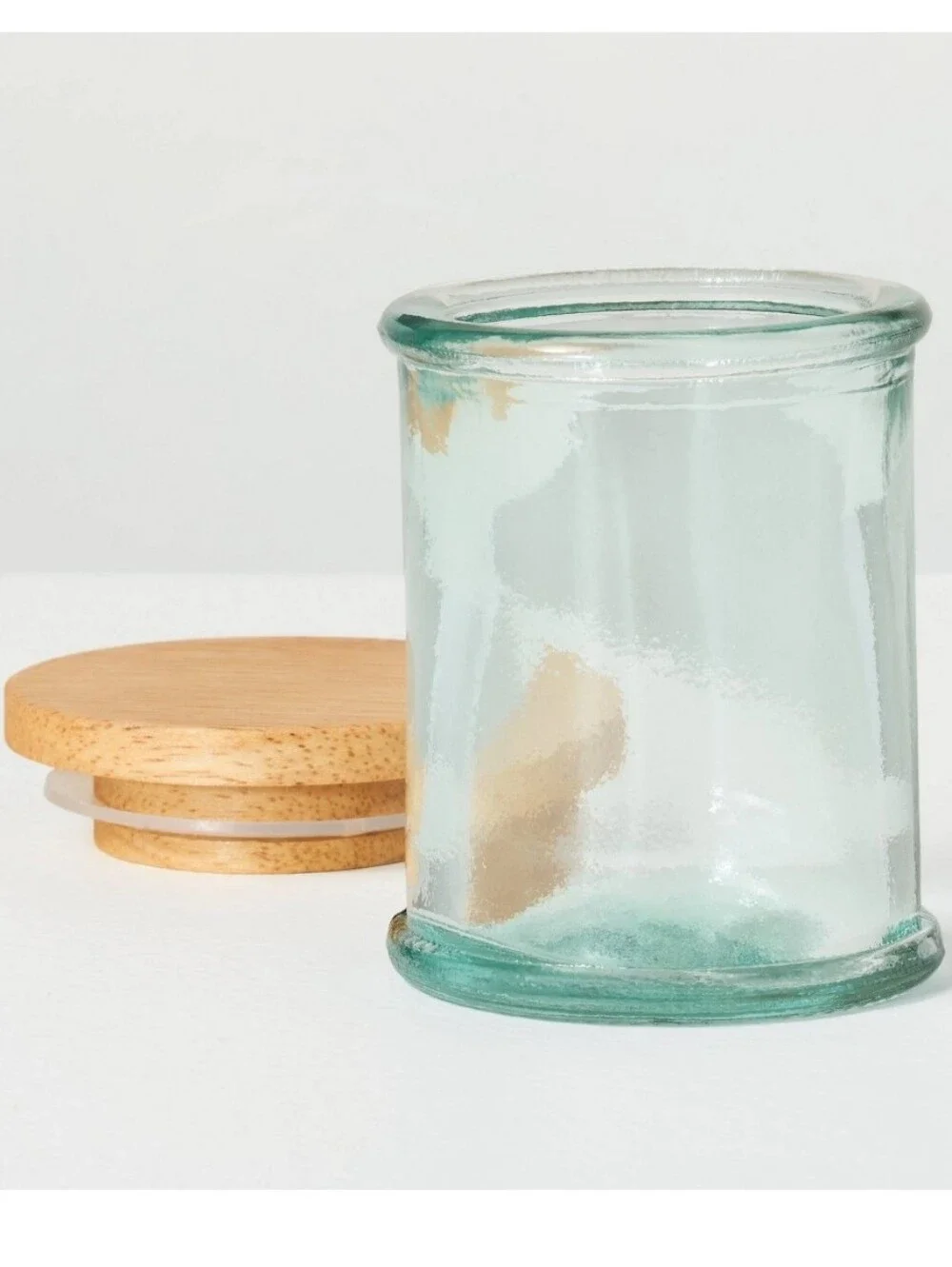 Hearth & Hand Set Of 3 Recycled Glass Spice Containers